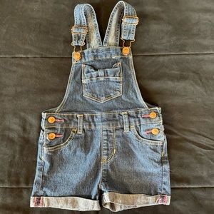 EUC, Jordache, 2T, girls Jean shirt overalls